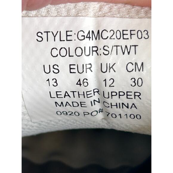 G/FORE Men's Saddle Gallivanter Golf Shoes Size 13 White & Navy Preppy - Picture 8 of 8